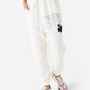 Free City White Sweatpants